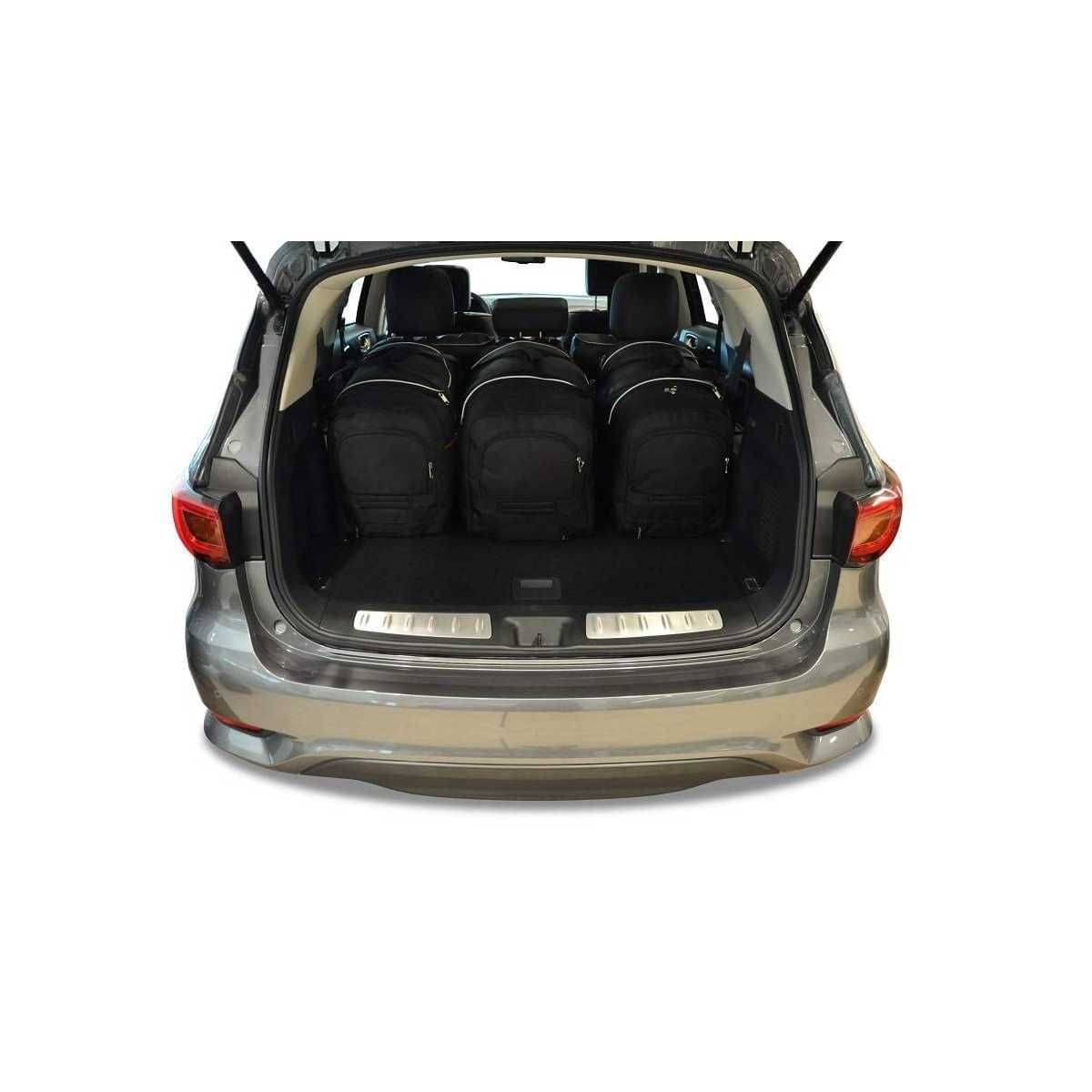 KJUST Kofferraum Taschen Set fuer INFINITI QX60 Bj. 2018-2020 5er-Set - 7019014