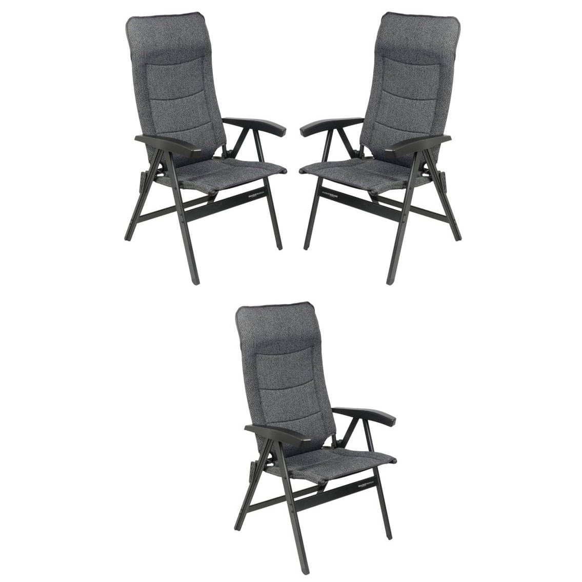 Set WESTFIELD Noblesse Stuhl grey melange 3 Stuehle - 101-101 GM