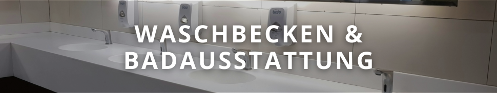 Waschbecken und Badausstattung