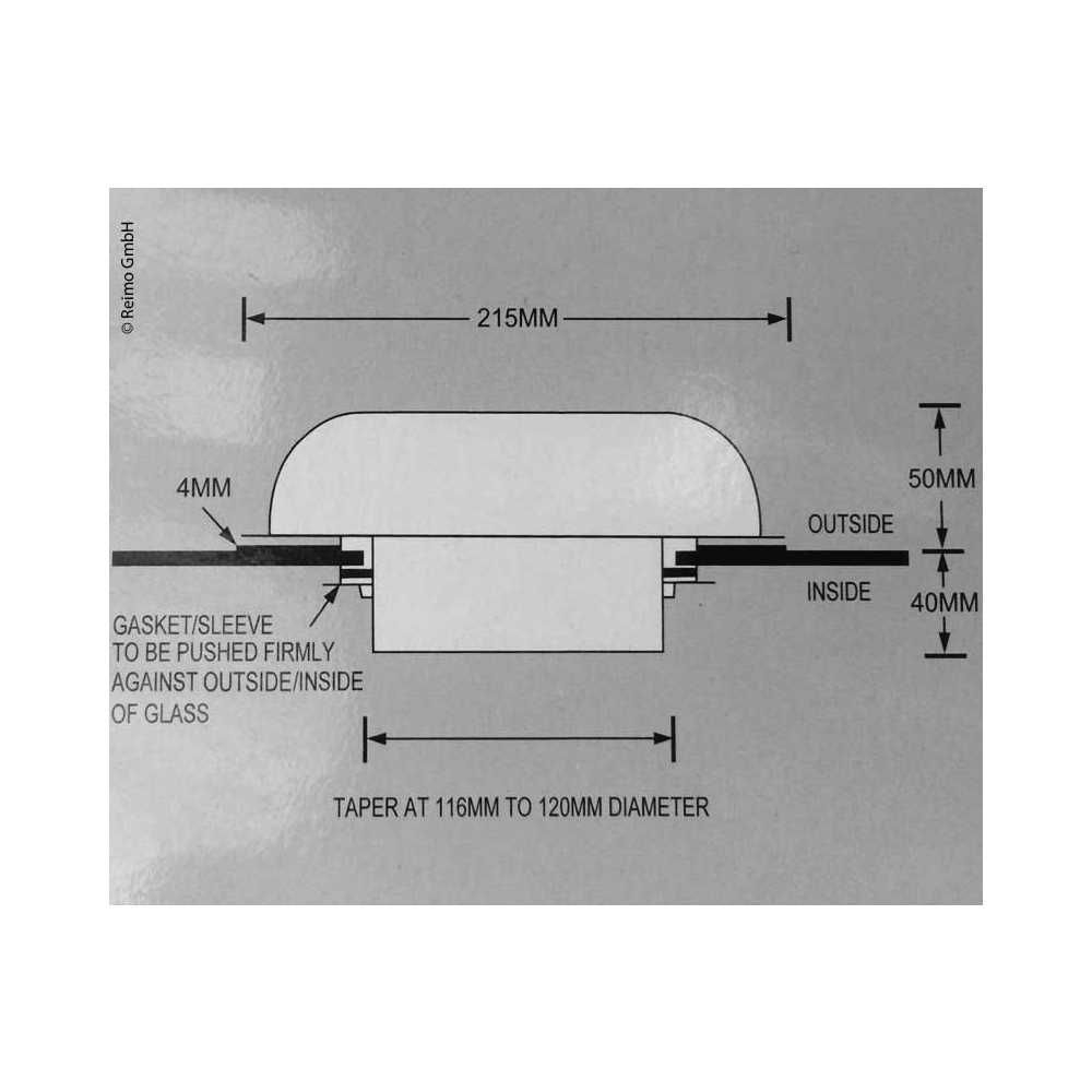 CARBEST Solarventilator 215 mm Kunststoff weiss mit Schalter - 35230