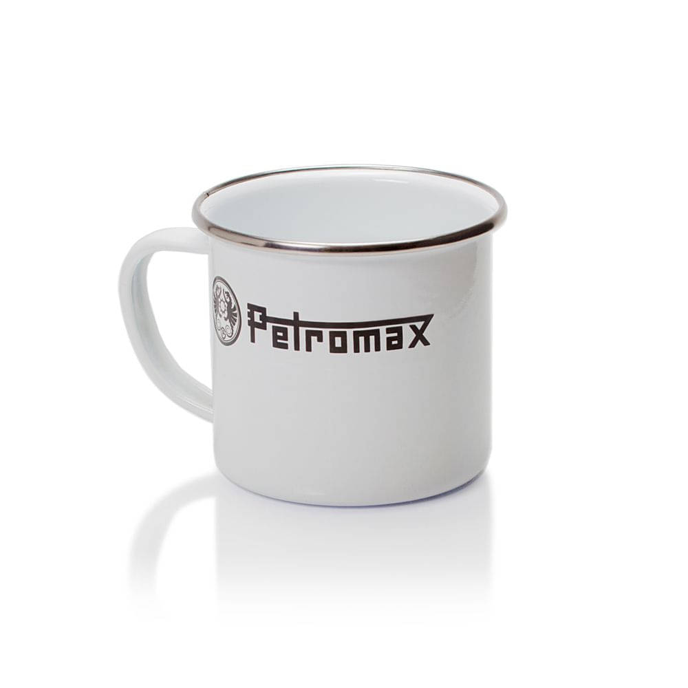 PETROMAX Emaille Becher weiss px-mug-w