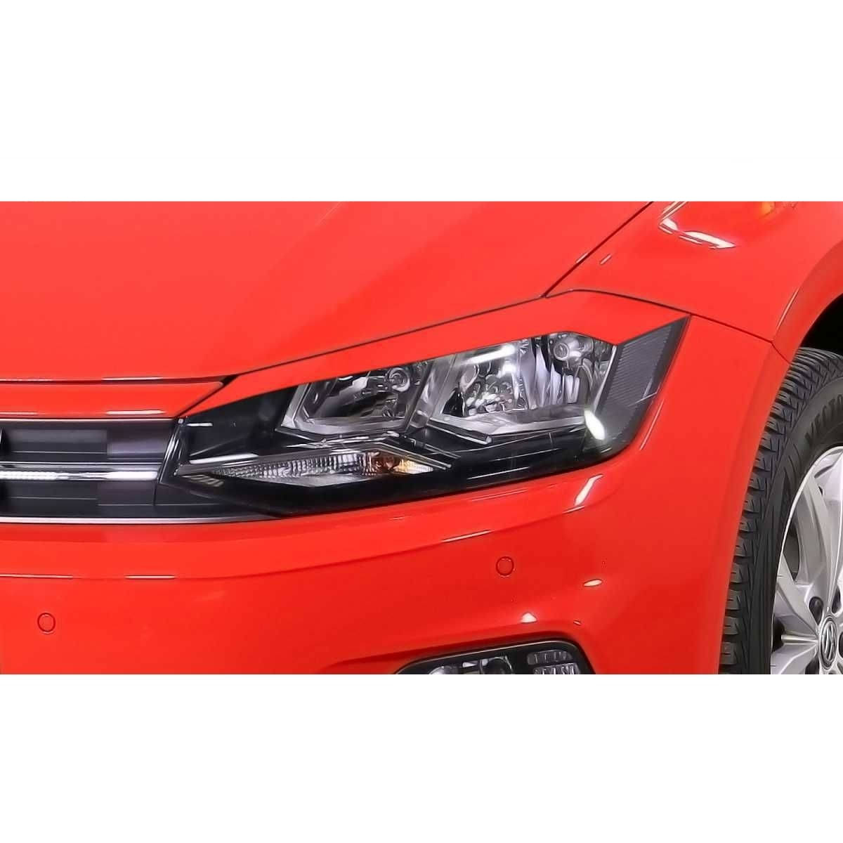 RDX Racedesign Scheinwerferblenden Boeser Blick fuer VW Polo 2G AW ab Bj. 2017 - RDSB200