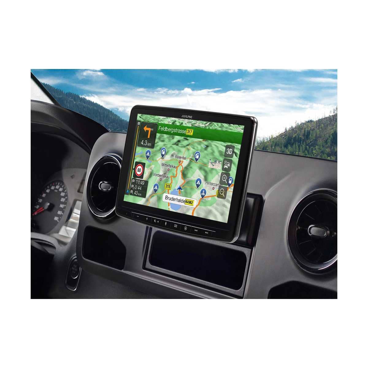 ALPINE Navigationssystem MB Sprinter 907-910 INE-F904S907-SET