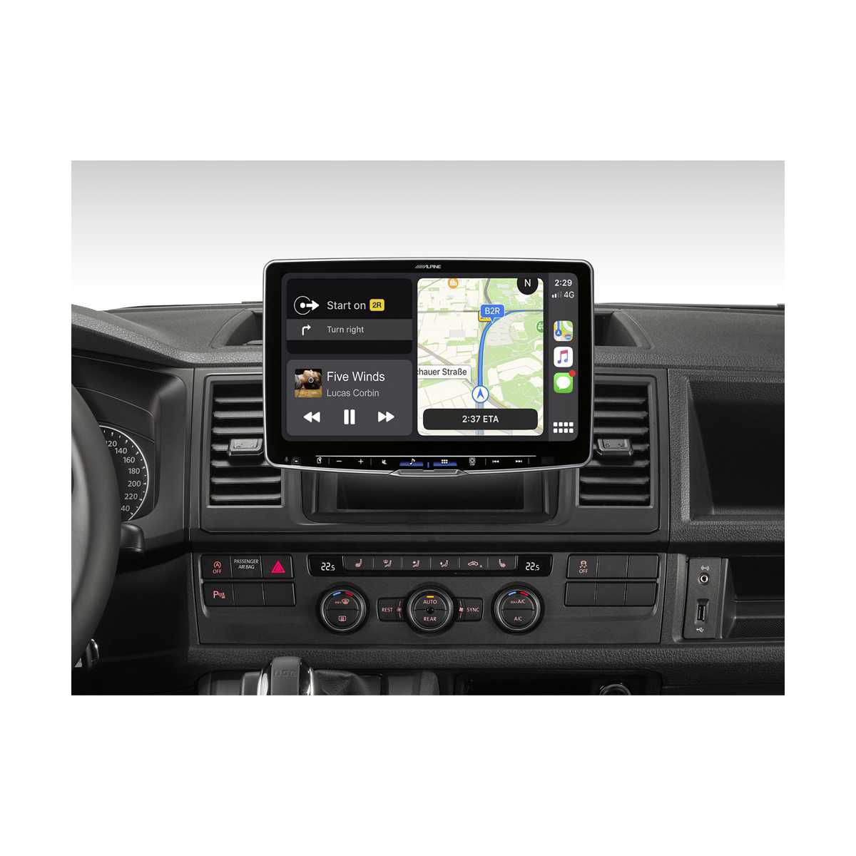 ALPINE HALO 11 Digital-Media-Station VW T6 iLX-F115T6