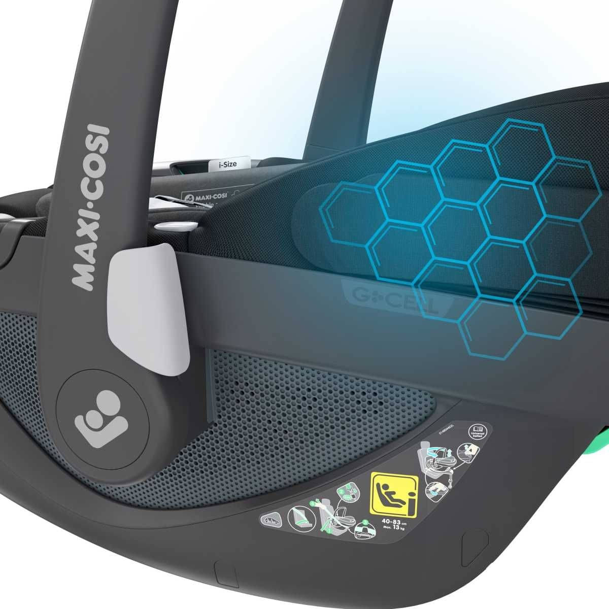 MAXI-COSI Kindersitz Babyschale PEBBLE 360 Essential Black - 8044672110