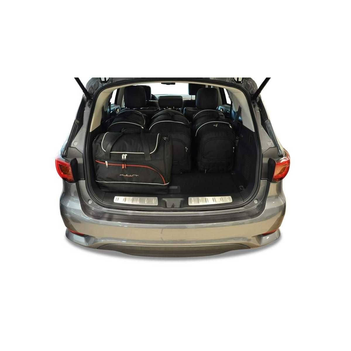 KJUST Kofferraum Taschen Set fuer INFINITI QX60 Bj. 2018-2020 5er-Set - 7019014