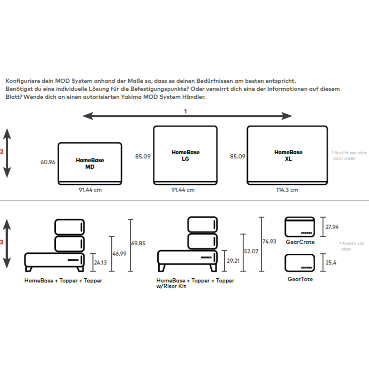 YAKIMA MOD HomeBase XL mittlere Camperbox 115x85x18 cm YAKIMA MOD HomeBase XL mittlere Camperbox 115x85x18 cm - 8007467