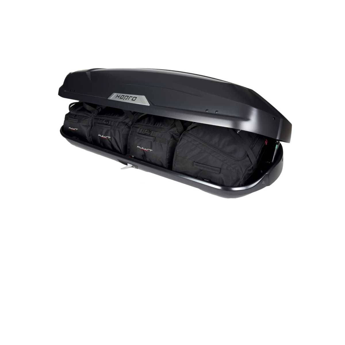 KJUST Dachboxen Taschen Set fuer Dachbox HAPRO TRIVOR 440 4er-Set - 13146