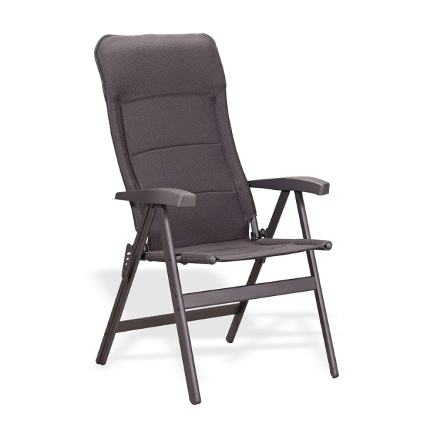 Set 1 Tisch WESTFIELD Aircolite 80 Black Edition Tisch 80 x 60 cm - Performance Series - 201-27271 und 2 Stuehle WESTFIELD Noblesse Stuhl charcoal grey - Avantgarde Series - 101-101 CG