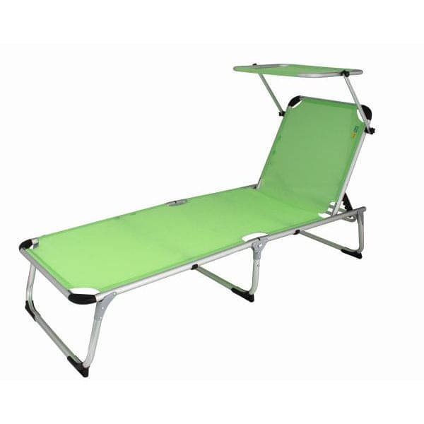 Dreibeinliege EUROTRAIL Pebble Beach Liege lime