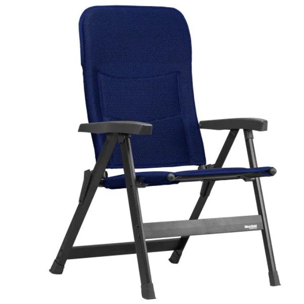 Set 1 Tisch WESTFIELD Aircolite Extender Tisch 120 x 80 cm faltbar - Performance Series - 201-17301 und 2 WESTFIELD Prince Stuhl dark blue - Performance Series - 201-986 DB