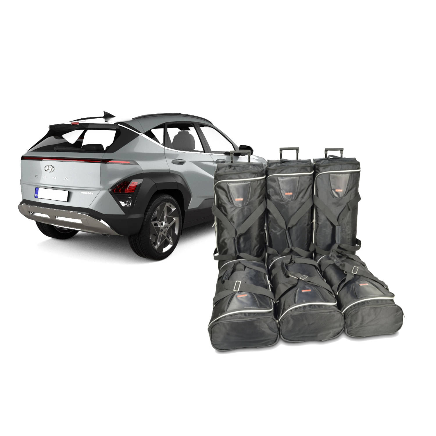 Car Bags H12101S Hyundai Kona OS SUV Bj- 23- Reisetaschen Set- Auf Ihr Auto massgeschneidert- Das Original