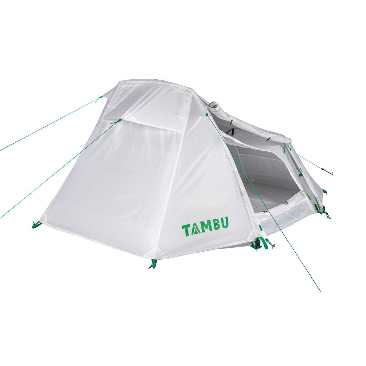 TAMBU SURAN Trekkingzelt Eco Plus Line Weiss 2 Personen - 20240412