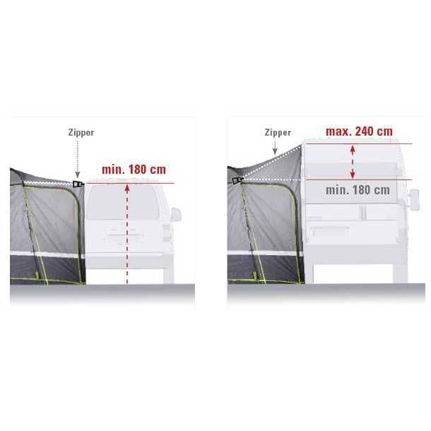 HIGH PEAK Busvorzelt Tramp 2.0 - 14142