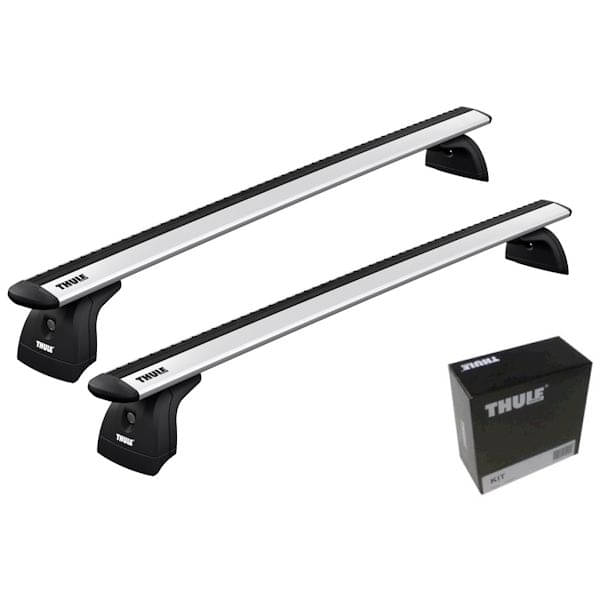 Dachträger Fiat Qubo 5-T MPV 08- Fixpkt. THULE Alu Evo Kompletter THULE Dachtraeger mit WingBar Evo Aluschienenprofilen