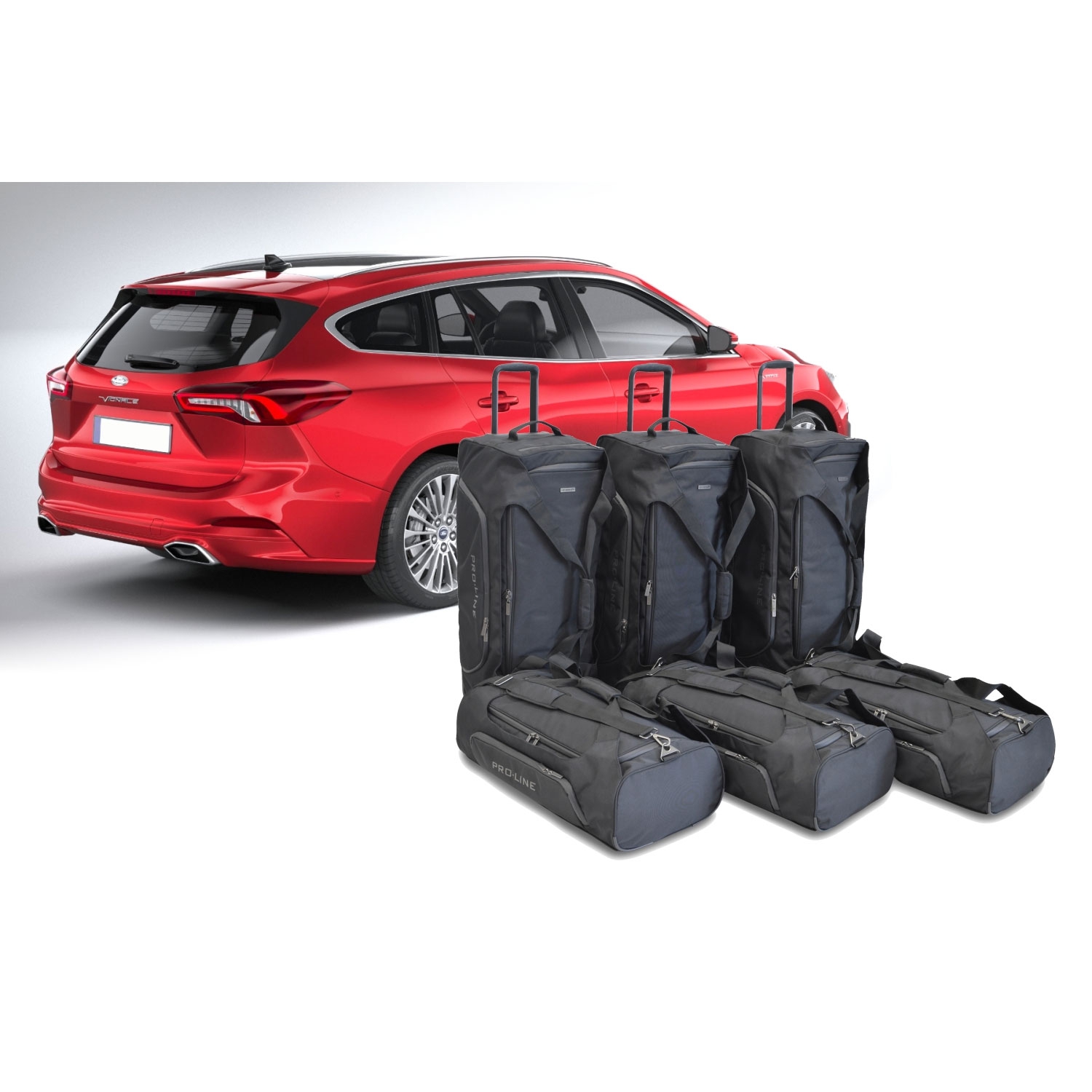 Car Bags Pro-Line F11501SP Ford Focus Turnier Bj- 18- Reisetaschen Set- Auf Ihr Auto massgeschneidert- Das Original