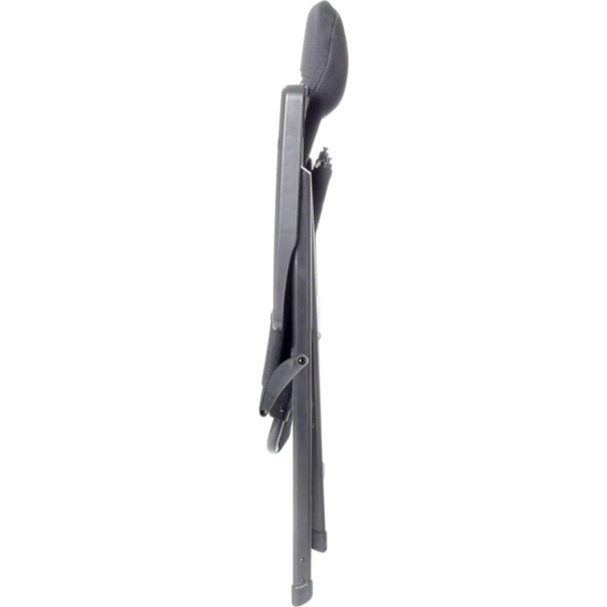 BRUNNER Campingstuhl ARAVEL 3D - L Schwarz 2er-Set - Rolltisch TITANIUM AXIA 2 104x62 cm - 0404065N.C09L 0406097N