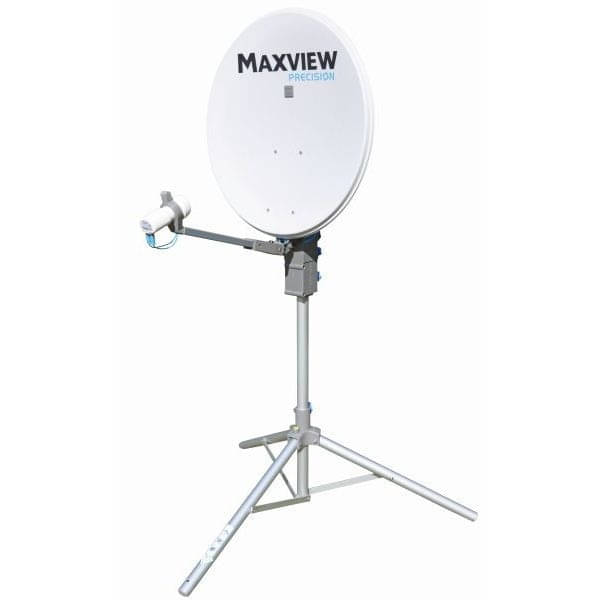 MAXVIEW Precision 75 cm Alu Spiegel mit Twin LNB 40041