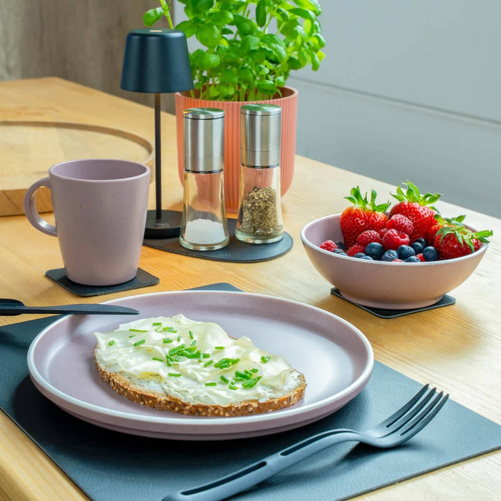 BRUNNER x SILWY DOLOMIT MAGNETIC ANTISLIP Geschirr-Set Rosé 11-tlg- - 0842050N.C15