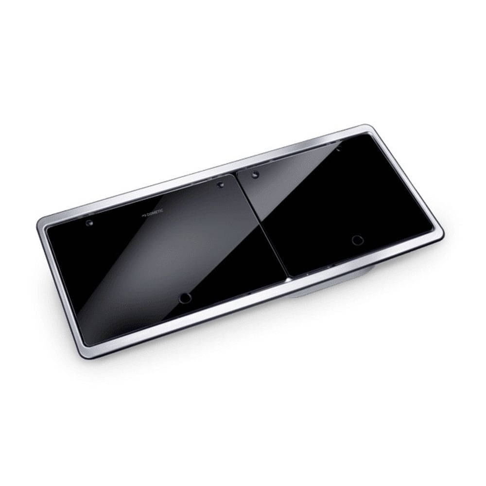 DOMETIC MO 9722R Kocher-Spuelen-Kombination- Becken links- mit Glasabdeckung- Edelstahl - 9620017486