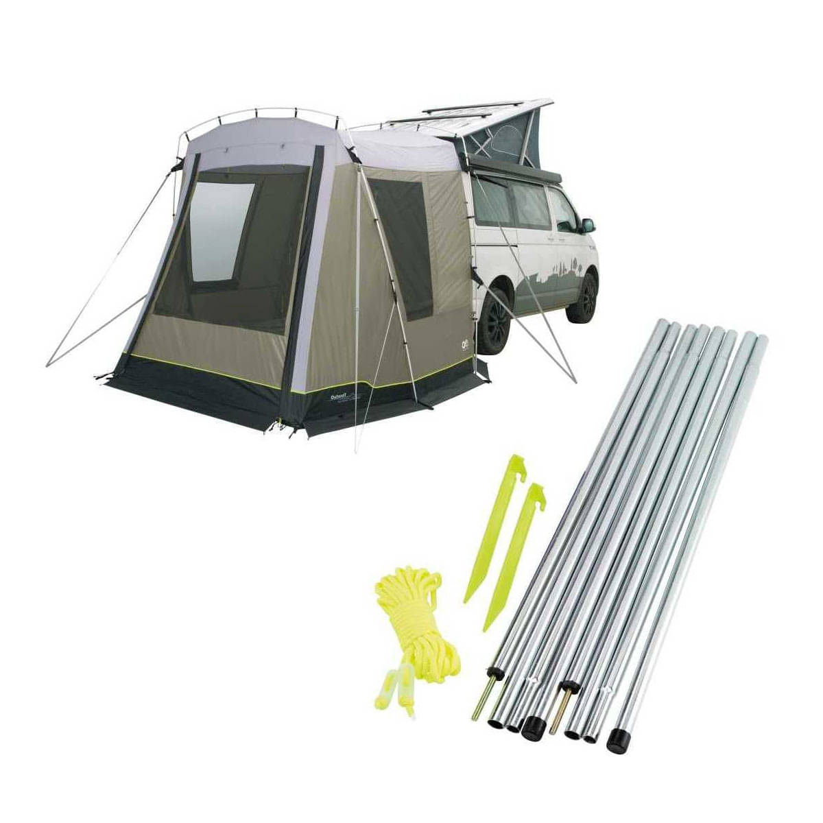 Outwell Busvorzelt Dunecrest L mit Gestaengeset Stahl