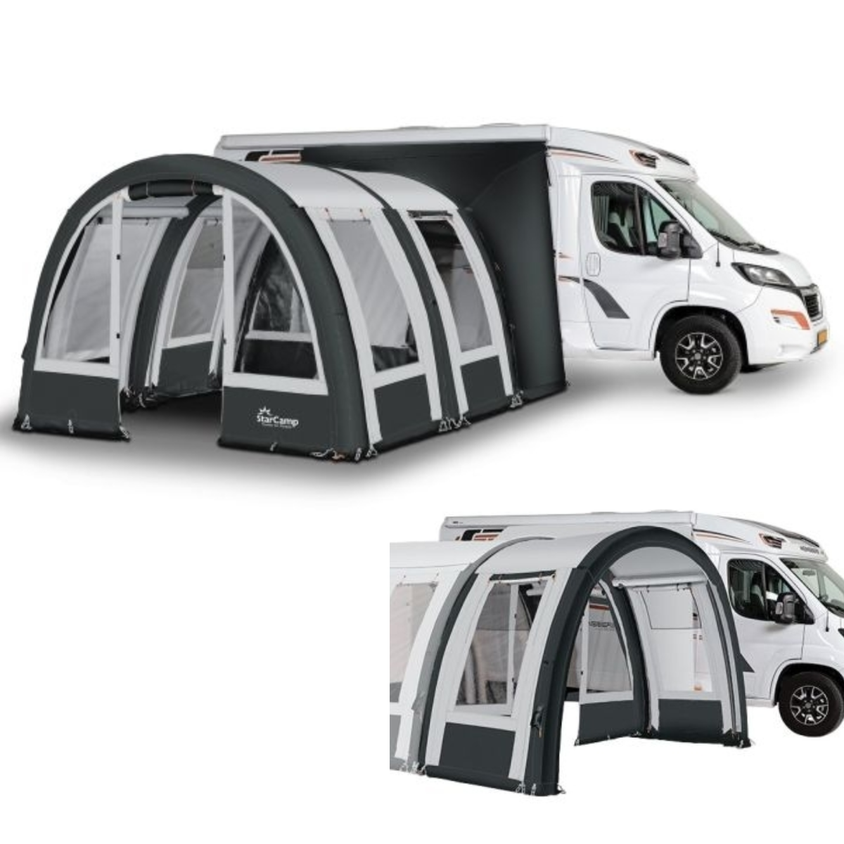 StarCamp aufblasbares Busvorzelt TRAVELLER AIR MODULAR - CampingFactory Exklusiv-Edition - 13170 13179 13078
