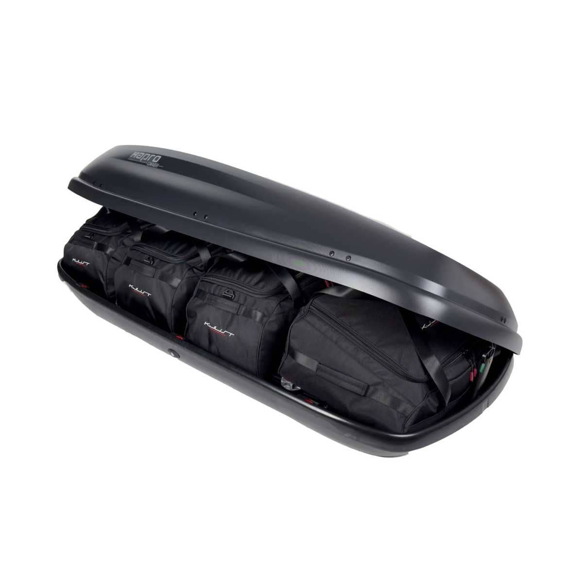 KJUST Dachboxen Taschen Set fuer Dachbox HAPRO CARVER 430 4er-Set - 13154