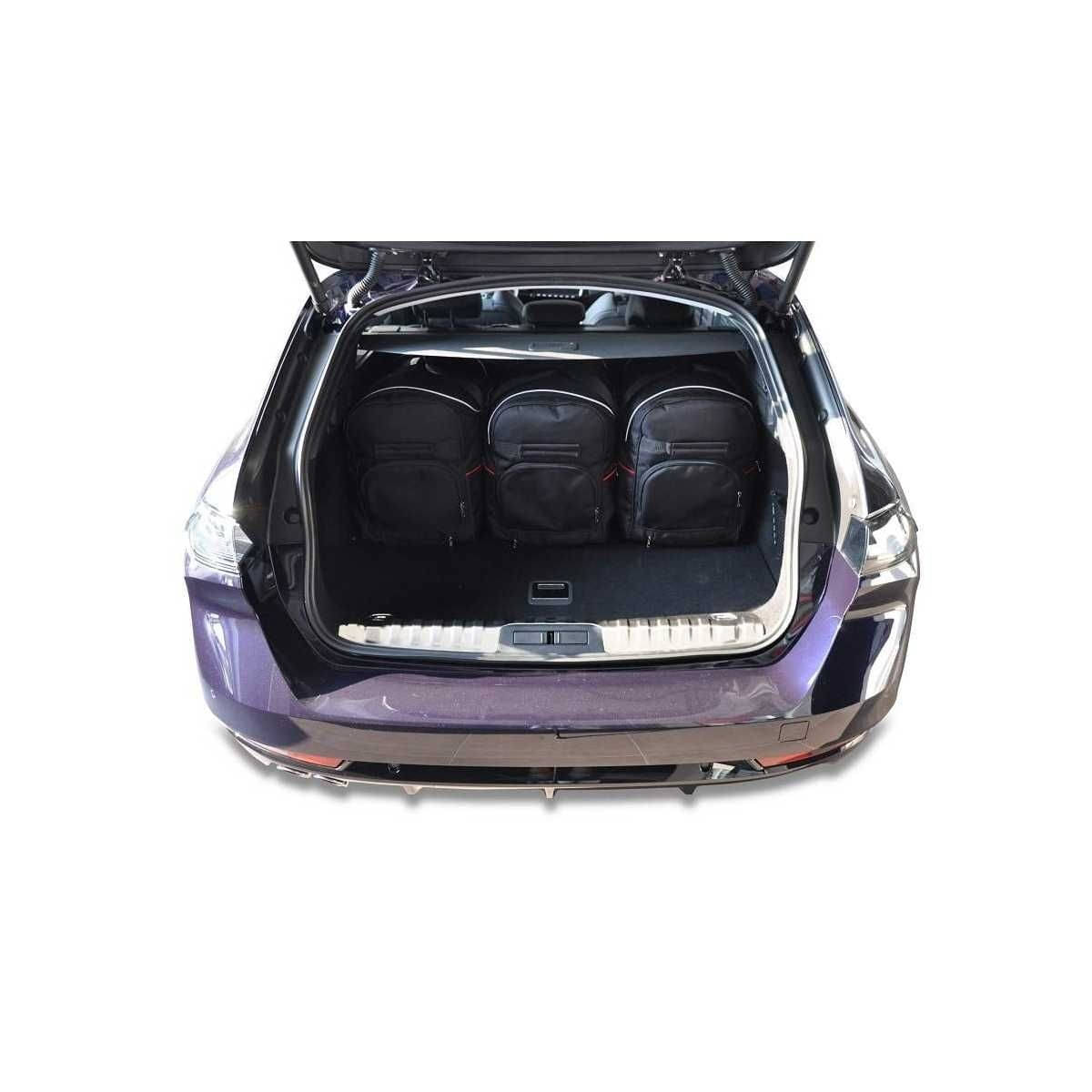 KJUST Kofferraum Taschen Set fuer PEUGEOT 508 SW ab Bj. 2018 5er-Set - 7032023