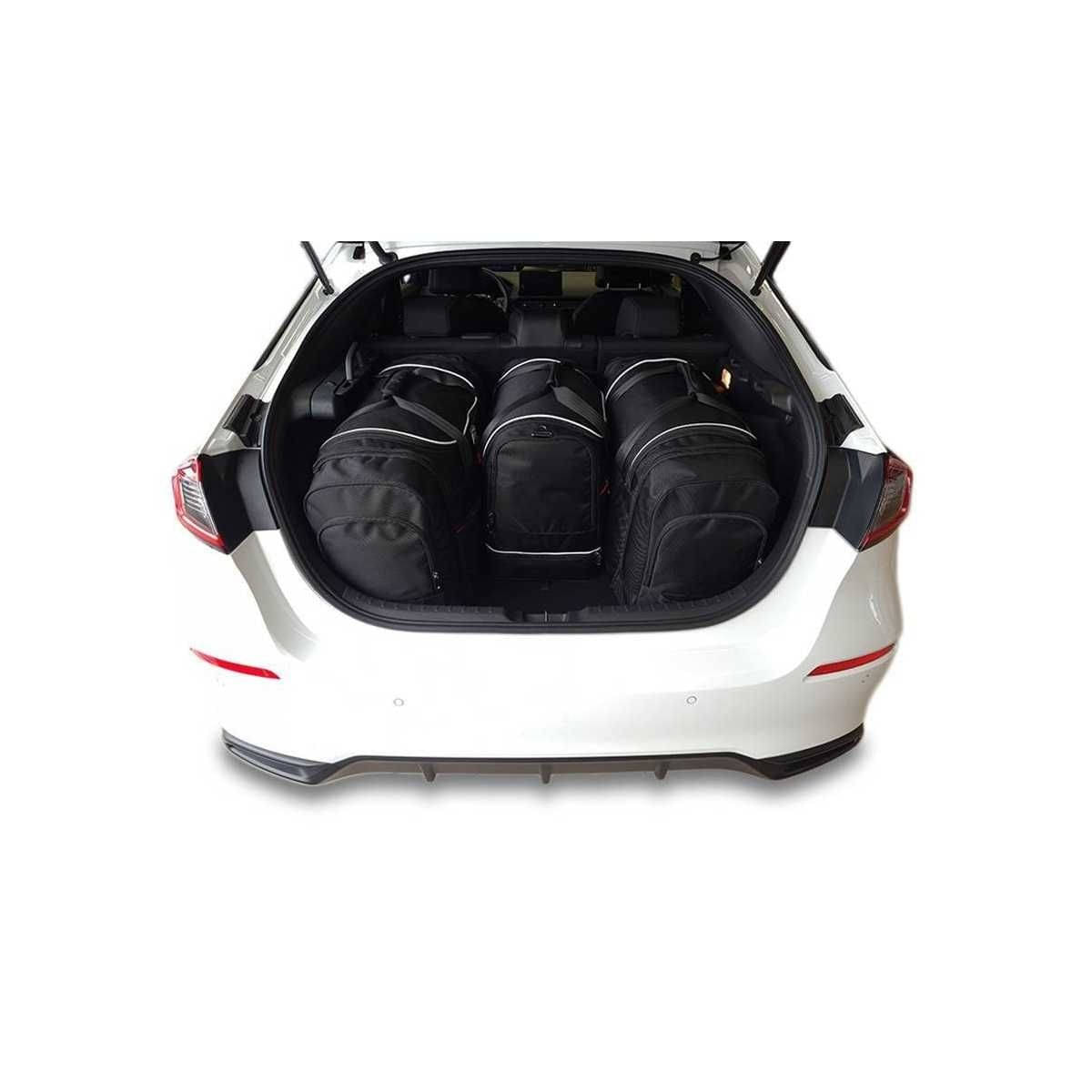 KJUST Kofferraum Taschen Set fuer HONDA CIVIC Schraegheck HEV ab Bj. 2021 4er-Set - 7016027