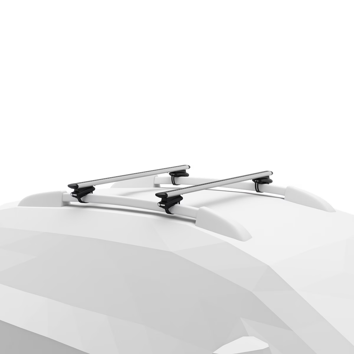 THULE 7108 Oversize Fusssaetze fuer Dachtraeger offene Reling