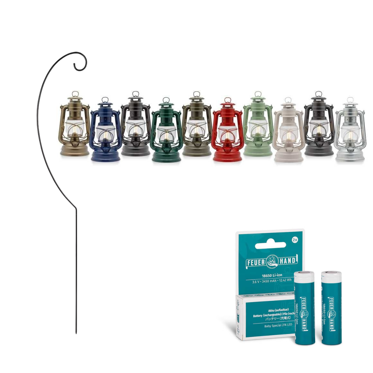 FEUERHAND LED Laterne Baby Special 276 Starter-Set 4.0