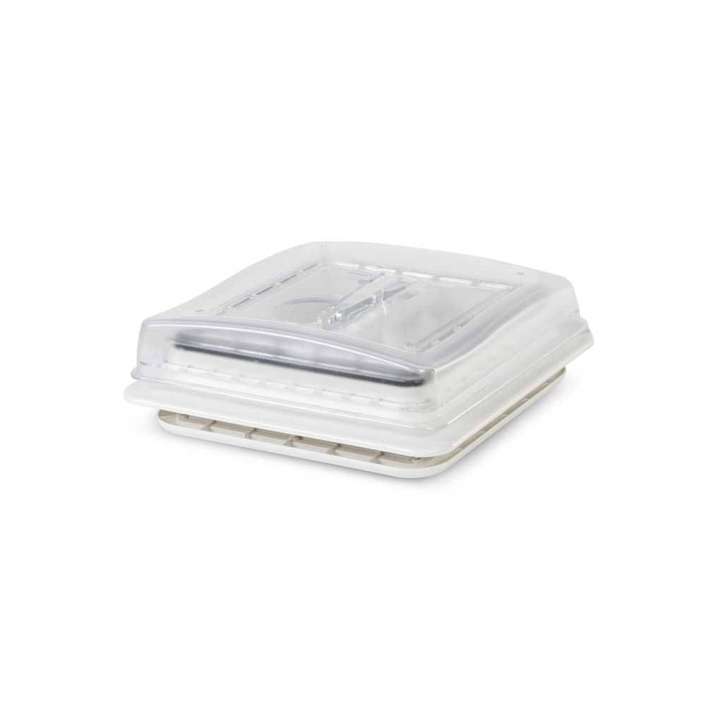 CARBEST Dachhaube PowerVent 280 x 280 mm ohne Zwangsbelueftung Dachstaerke 25-65 mm Crystal - 318530