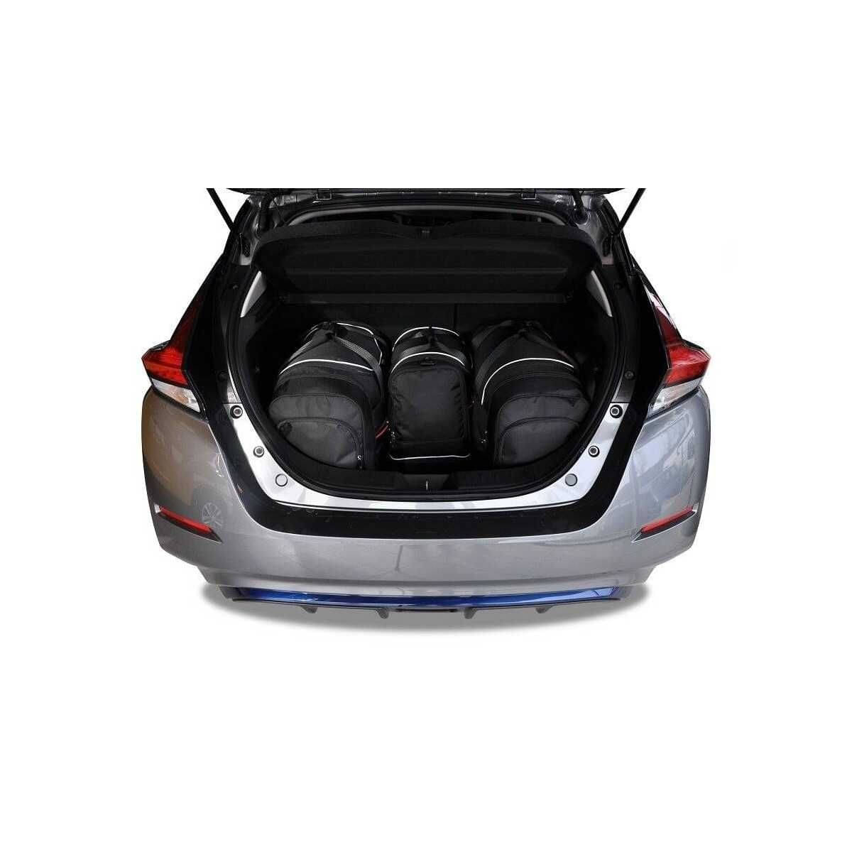 KJUST Kofferraum Taschen Set fuer NISSAN LEAF ELECTRIC ab Bj. 2017 4er-Set - 7030014