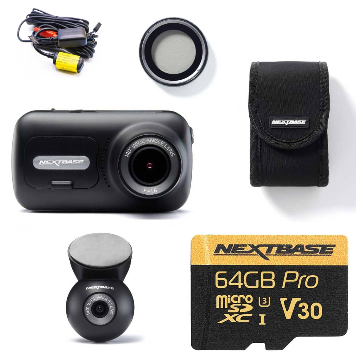 NEXTBASE Serie 2 322GW DashCam und Heckscheibenkamera Komplett-Set 1.0