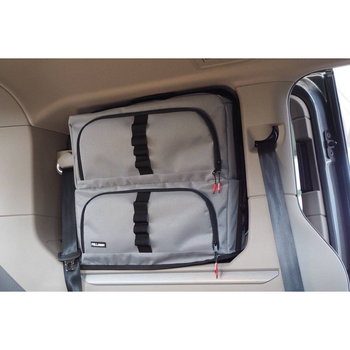 Fenstertaschen-Set FELLEISEN 1x T7-Tasche fuer VW Multivan T7- Fahrerseite- Hellgrau- ohne Thermomatte TST 0102 39