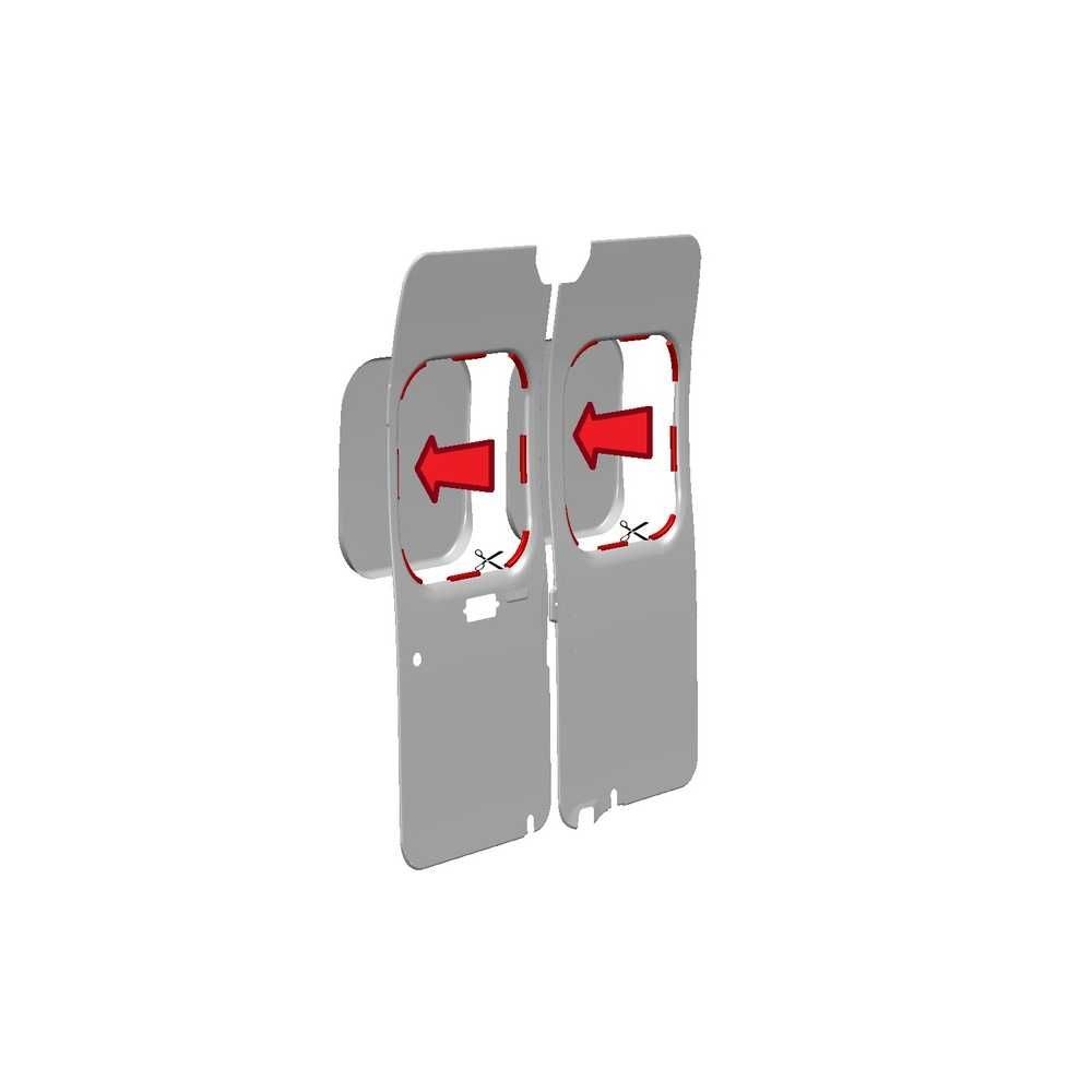 REIMO Seitenverkleidung Cover Plus Fiat Ducato L3H3 ab Bj- 06- rechte Seite- Weiss- 1-tlg. - 400221