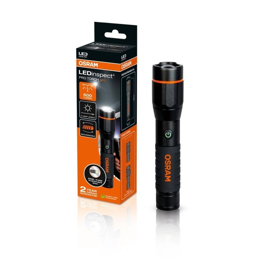 OSRAM LEDinspect® PRO TORCH 500 Taschenlampe OSRAM LEDinspect® PRO TORCH 500 Taschenlampe - LEDIL430