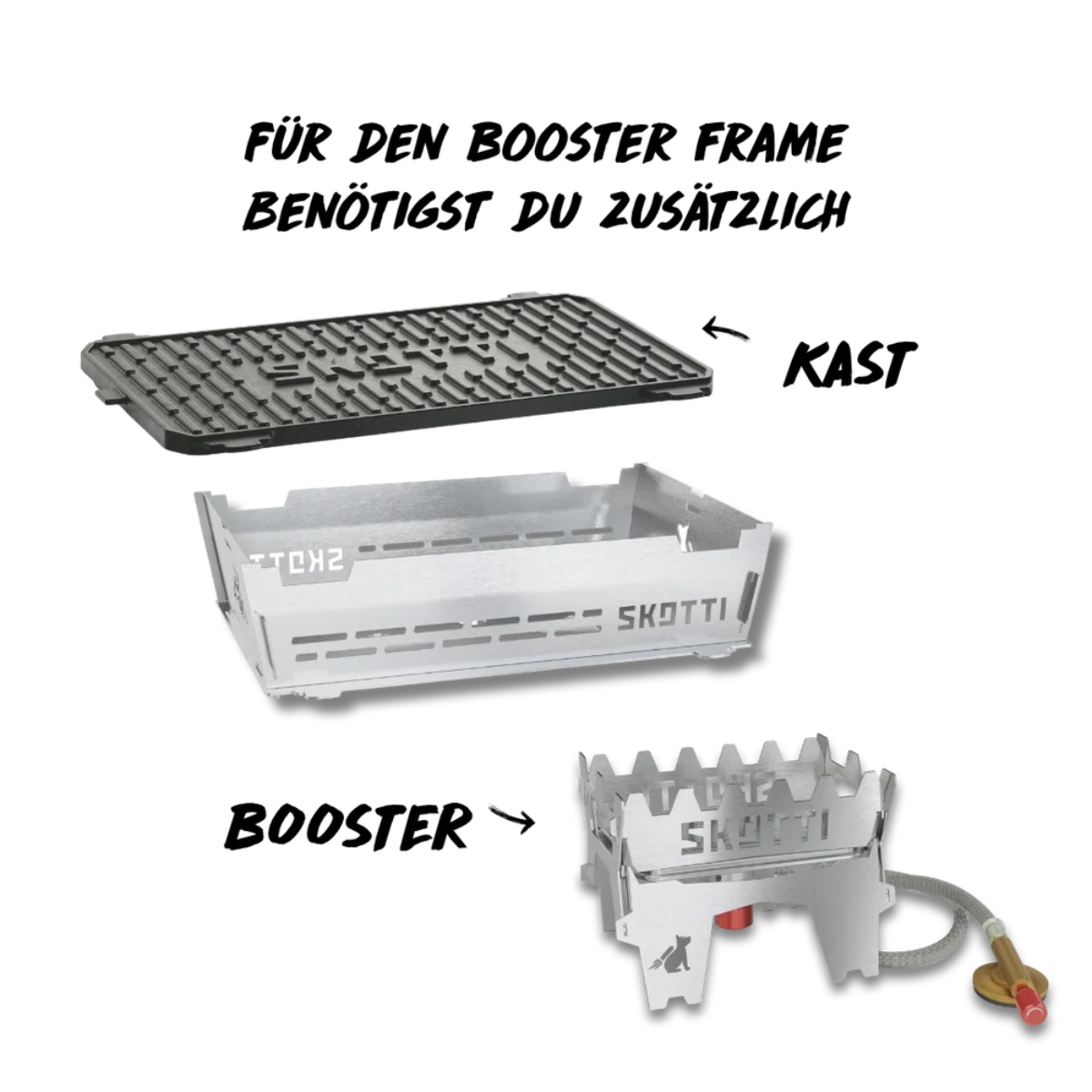 SKOTTI BOOSTER FRAME - Aufsatzrahmen fuer SKOTTI KAST und BOOSTER - SK182