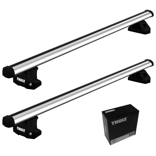 THULE Dachträger Evo ProBar 7107 393 7001 175 cm Kompletter Thule Dachtraeger Evo mit ProBar Aluschienenprofilen