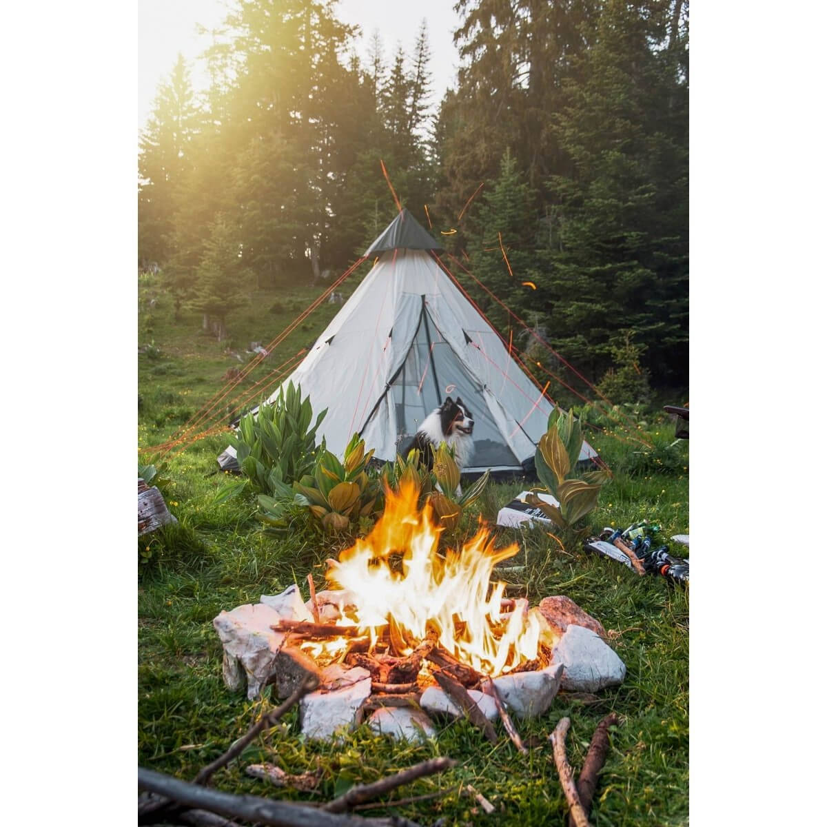 TRIGANO Tipizelt CHEROKEE 350x350 cm - M-A893T01