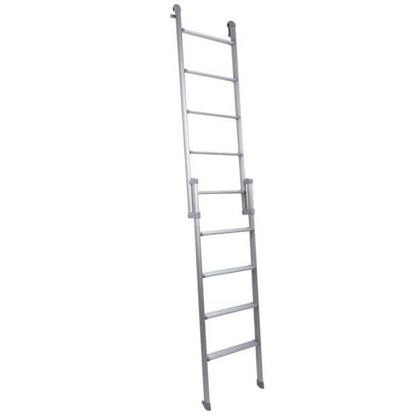 LIPPERT faltbare Alu-Alkovenleiter, 9 Stufen, 208 cm, passend für Fiat Ducato, MB Sprinter, VW Crafter LIPPERT faltbare Alu-Alkovenleiter- 9 Stufen- 208 cm- passend fuer Fiat Ducato- MB Sprinter- VW Crafter – Hersteller-Art-Nr. 42122