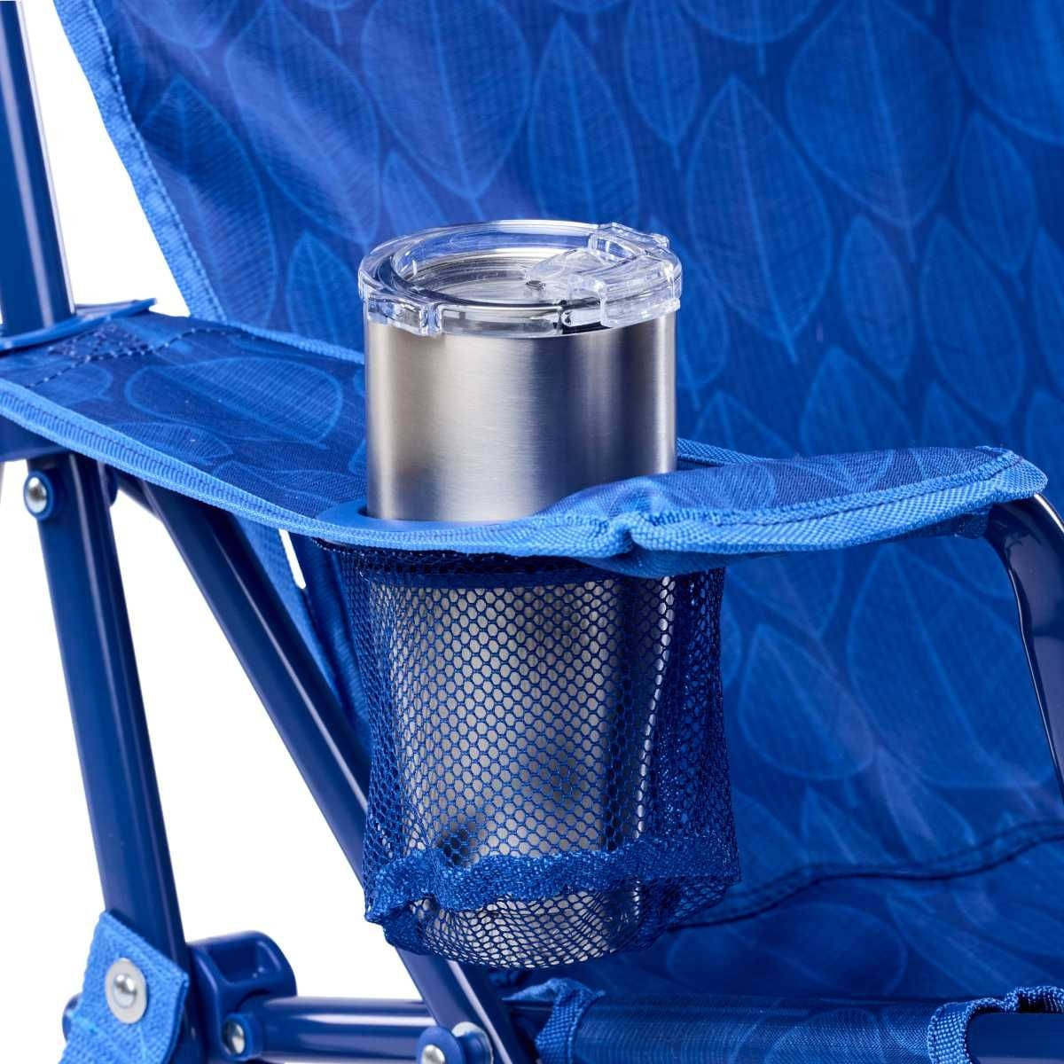 GCI faltbarer Schaukelstuhl Kickback Rocker Leaf Soft Navy - 410323