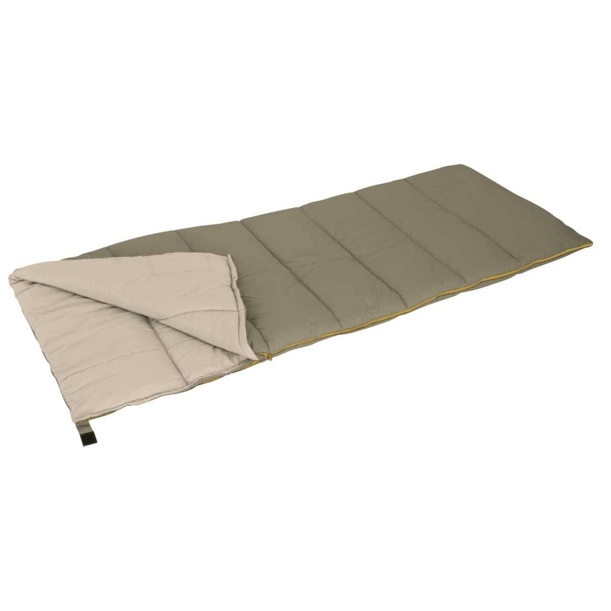 EuroTrail Deckenschlafsack BROOKS 210 x 80 cm Taupe-Beige - ETSB0141