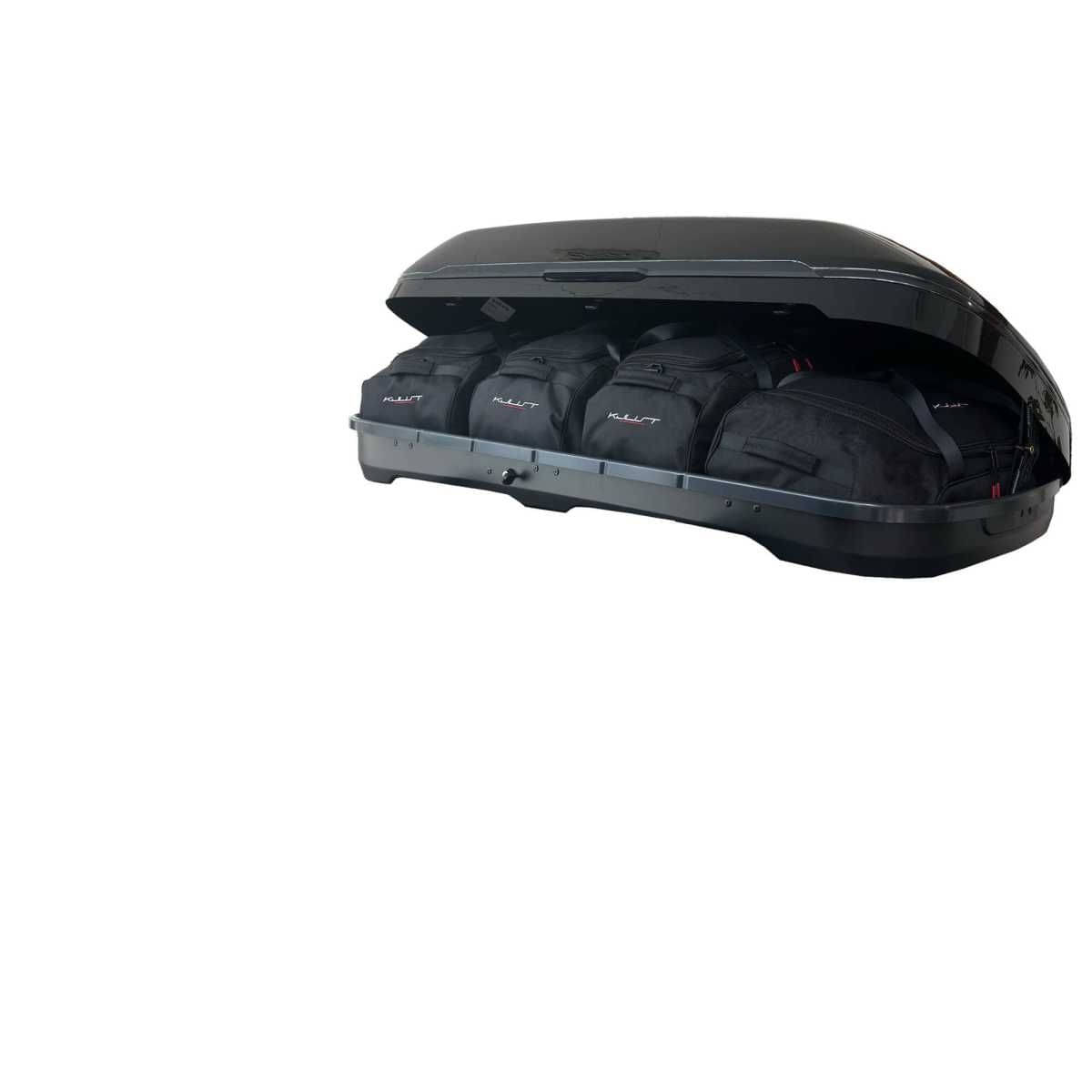 KJUST Dachboxen Taschen Set fuer Dachbox VOLVO TRAVEL 400 4er-Set - 13212