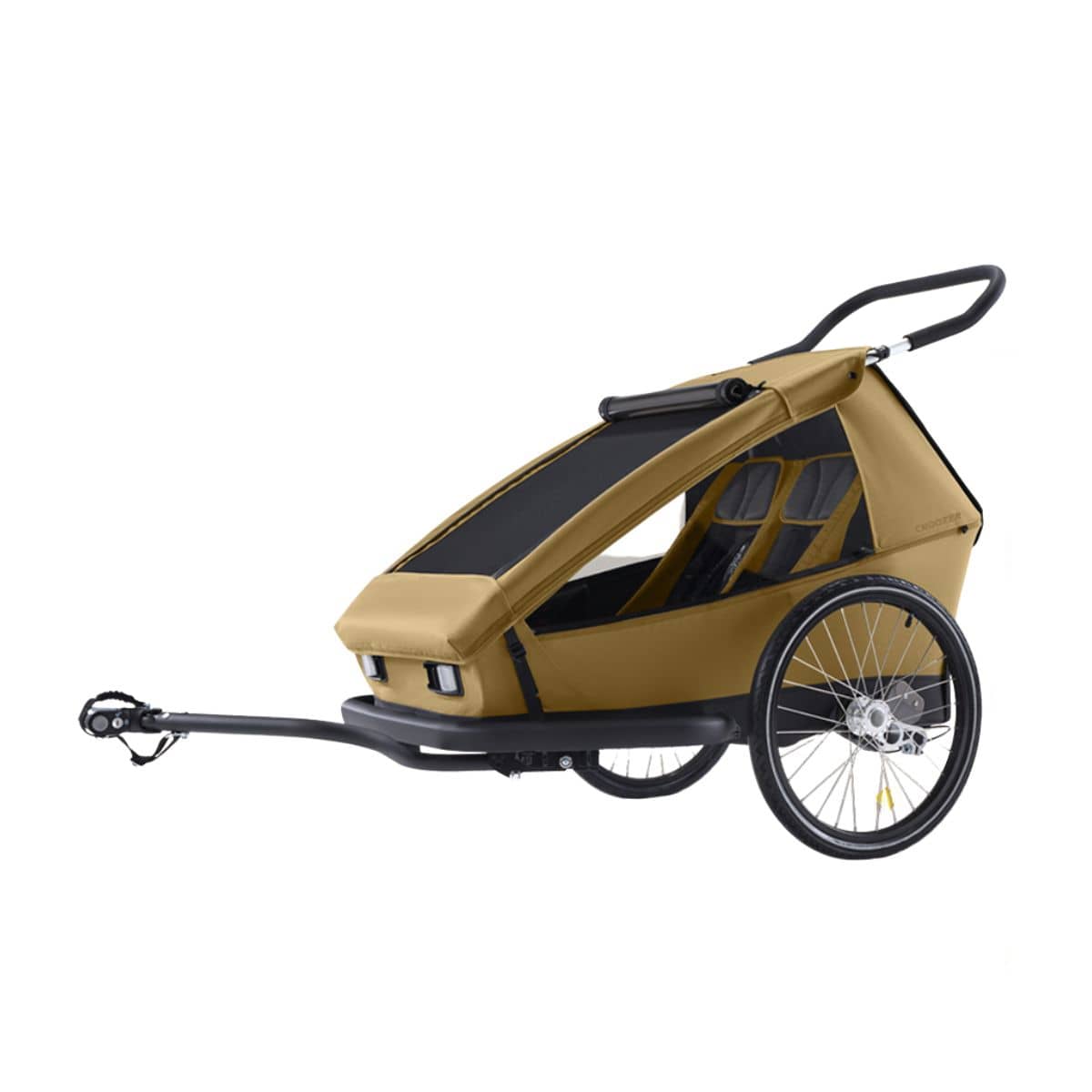 CROOZER Kinderfahrradanhaenger Kid Ellma 2 Sundown Yellow - 121002425