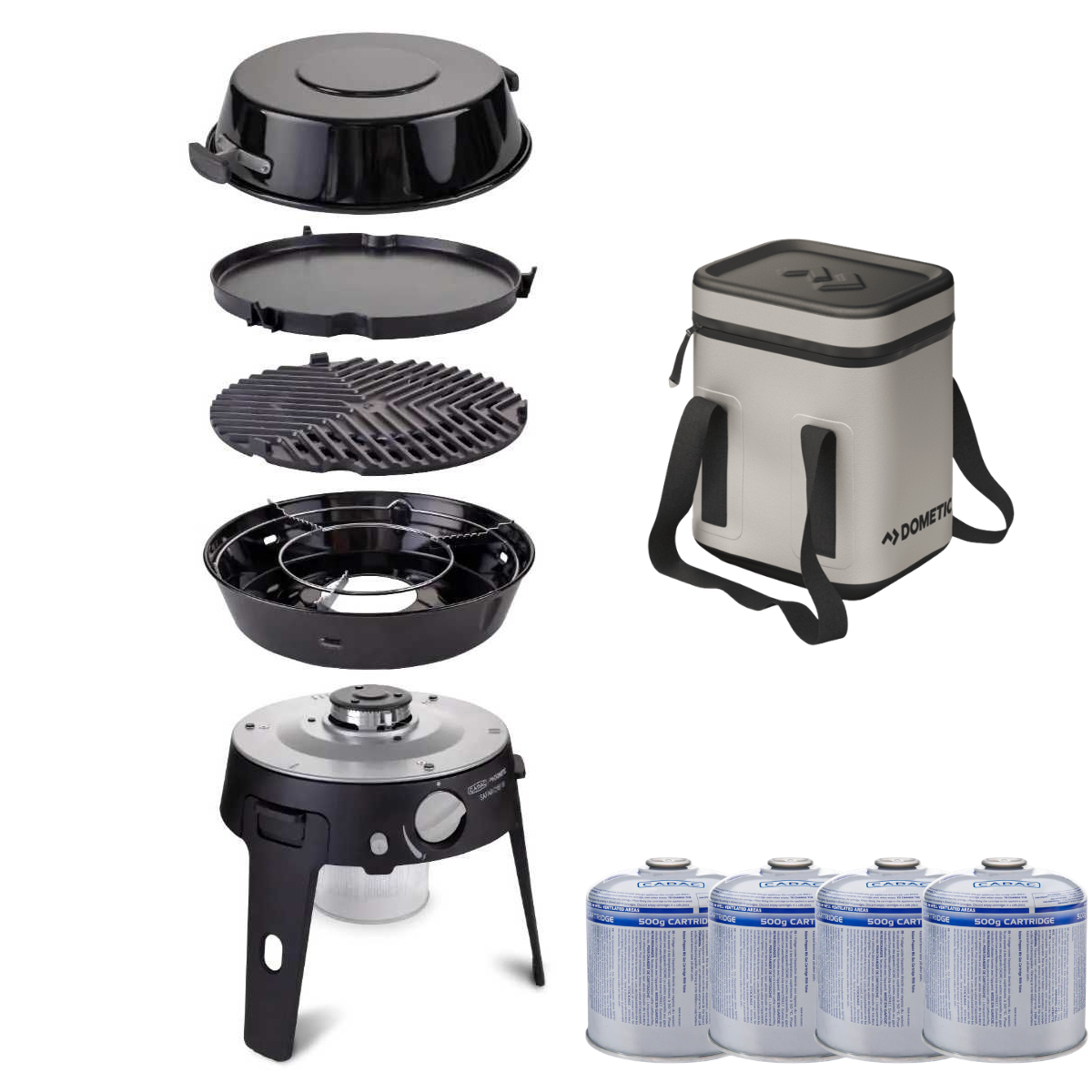 CADAC Safari Chef 30 HP Deluxe - Premium-Set - 6546C-10-EU CA500-N 9600050788 9600050793