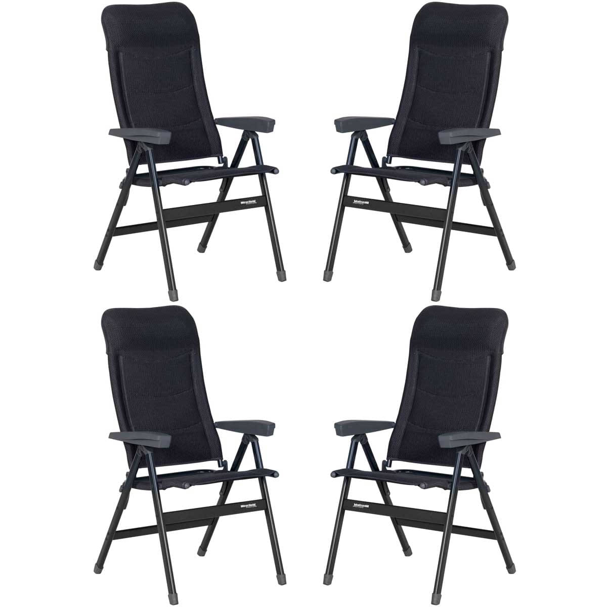 Set WESTFIELD Advancer Stuhl anthracite grey 4 Stuehle - Performance Series - 201-884 AG