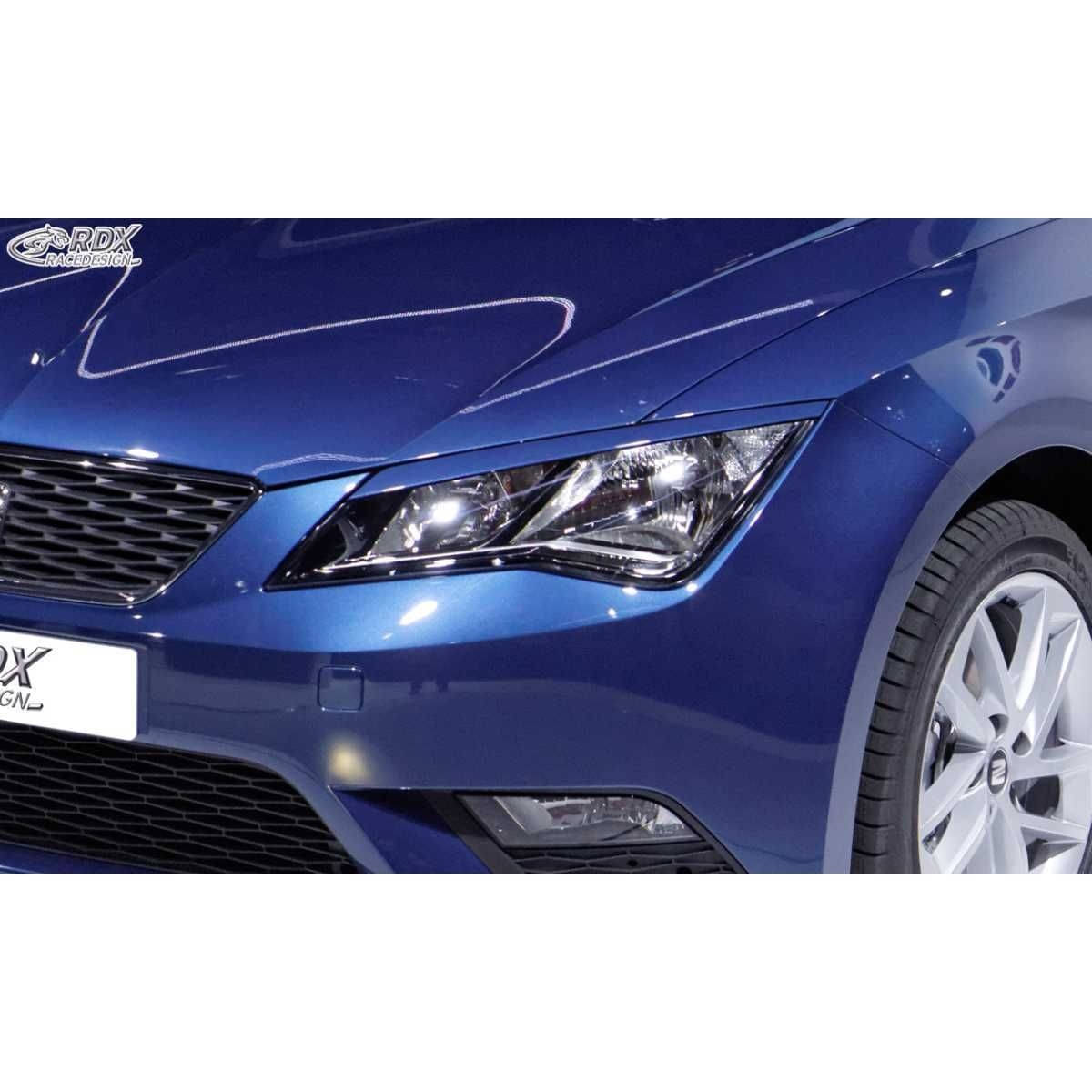 RDX Scheinwerferblenden Böser Blick für SEAT Leon 5F/5F SC/5F ST Bj. 2012-2020 RDX Racedesign Scheinwerferblenden Boeser Blick fuer SEAT Leon 5F-5F SC-5F ST Bj. 2012-2020 - RDSB148