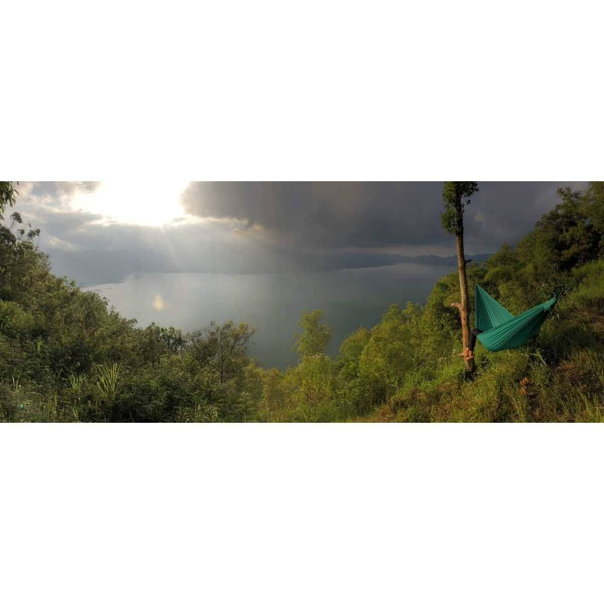 TICKET TO THE MOON Lightest Hammock Hängematte Forest Green inkl. Nautical Ropes TICKET TO THE MOON Lightest Hammock Haengematte Forest Green inkl. Nautical Ropes - TMLR51 TMROPE