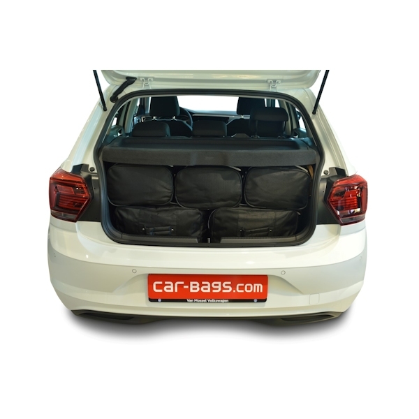 Car Bags V13201S VW Polo VI Bj- 2017- Ladeboden Position unten - Reisetaschen Set- Auf Ihr Auto massgeschneidert- Das Original